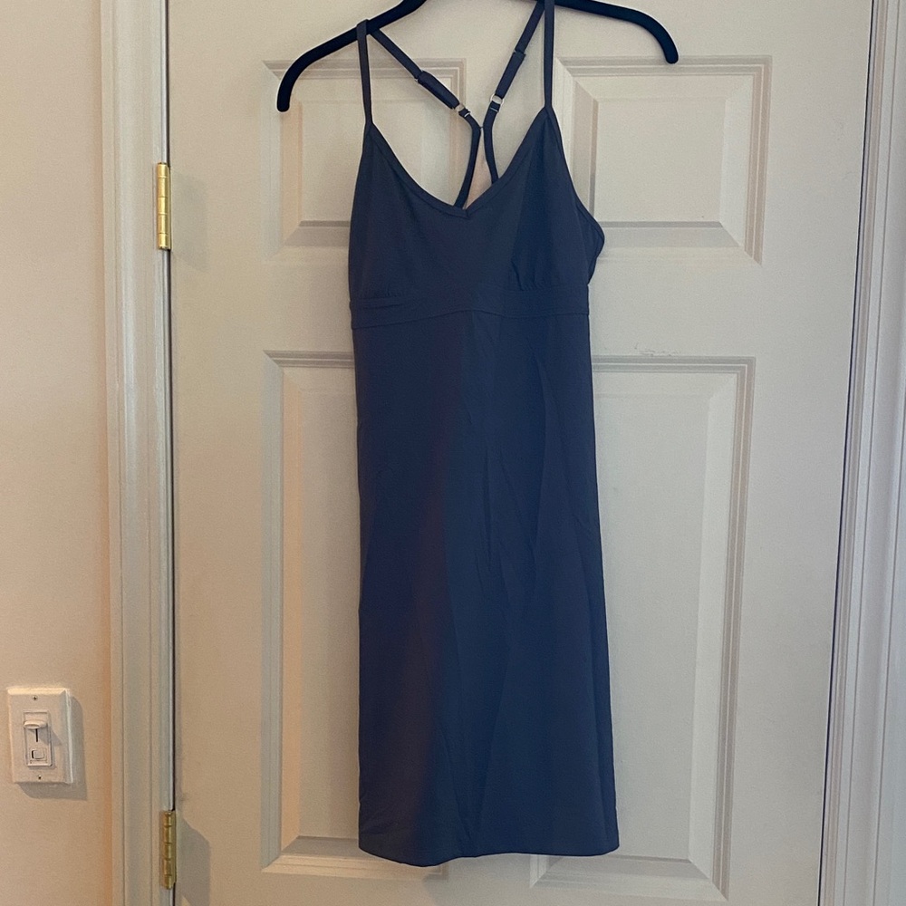 Athleta womans small grayish blue beach dress